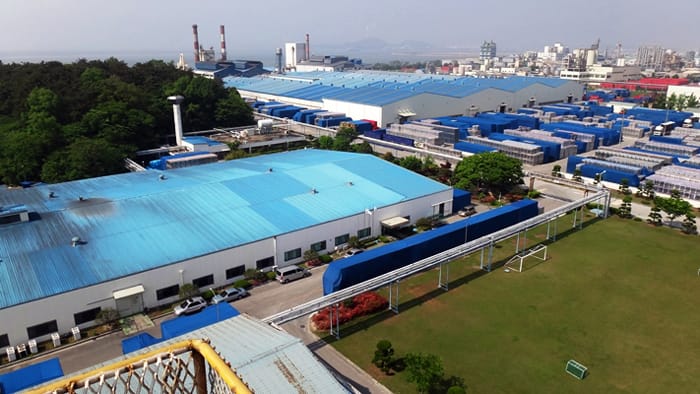 dongwon Syetems glass facility gunsan